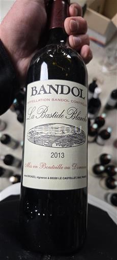 Provence Bandol La Bastide Blanche 2013