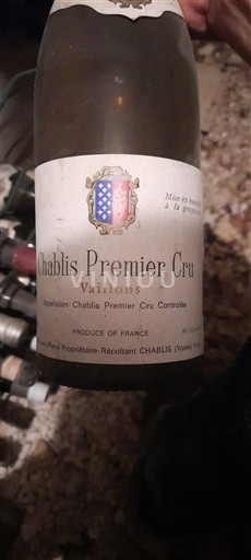 Burgundi Chablis Premier Cru Simmonet-Febvre Vaillons 1995