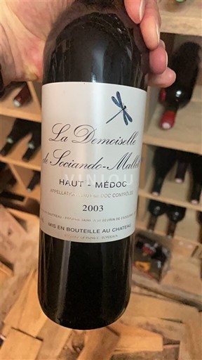 Бордо Го-Медок Sociando-Mallet La Demoiselle de Sociando-Mallet 2003