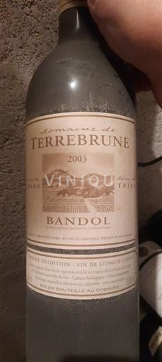 Provence Bandol Domaine Terrebrune 2003