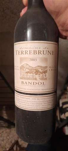 Provence Bandol Domaine Terrebrune 2003