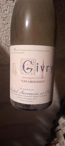 Burgundy Givry Michel Sarrazin et Fils Les Grognots 2003