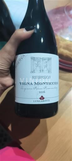 Umbría No especificado Lungarotti Rubesco Vigna Monticchio 2016