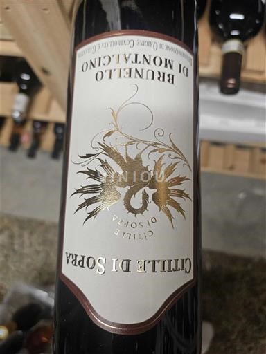 Tuscan Wines Brunello di Montalcino Citille di sopra 2015