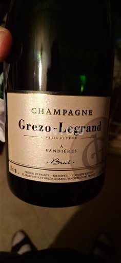 Champaña Champán Grezo-Legrand Sin añada