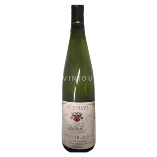 Alsace Beck Personnelle 2017