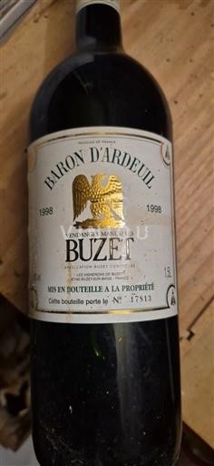 Sudoeste Buzet Baron d'Ardeuil 1998