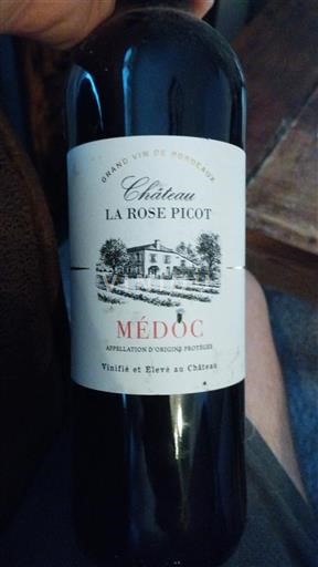 Bordeaux Médoc Château La Rose Picot 2020