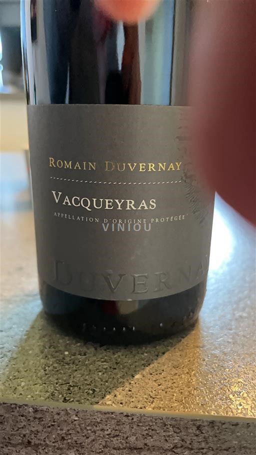 Rhônetal Vacqueyras Romain Duvernay 2018