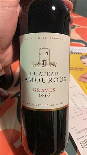 Bordeaux Graves Château lamouroux 2016