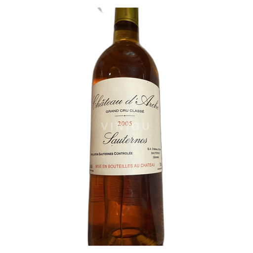 Bordeaux Sauternes Château d'Arche 2005
