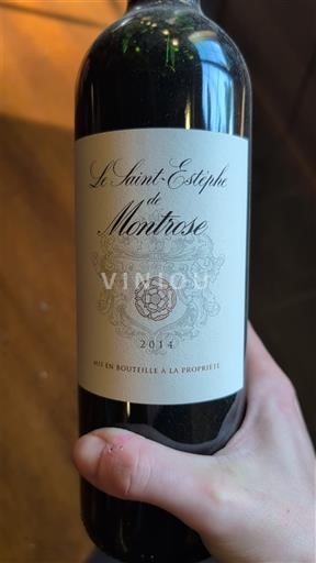 Bordeaux Saint-Estèphe Château Montrose Le Saint-Estephe de Montrose 2014