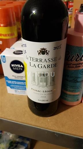Bordeaux Pessac-Léognan La Terrasse de La Garde 2018