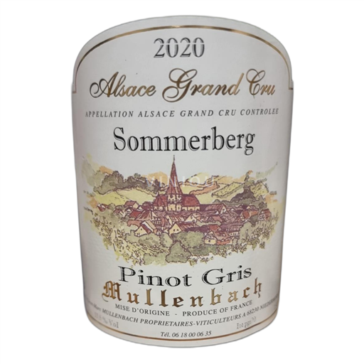 Alsacia Alsacia Gran Cru Mullenbach Sommerberg 2020