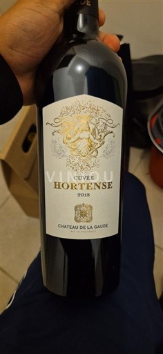Rượu vang Rouge sec Cuvée Hortense Château La Gaude 2018 Pháp Provence Coteaux d'Aix-en-Provence AOC