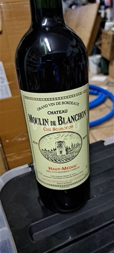 Bordeaux Haut-Médoc Château Moulin de Blanchon 2019
