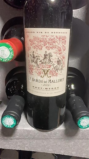 Bordoja Haut-Médoc Le Baron de Malleret 2019