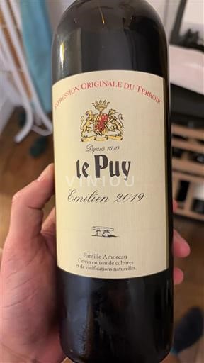 Bordeaux Francs Côtes de Bordeaux Château Le Puy Émilien 2019
