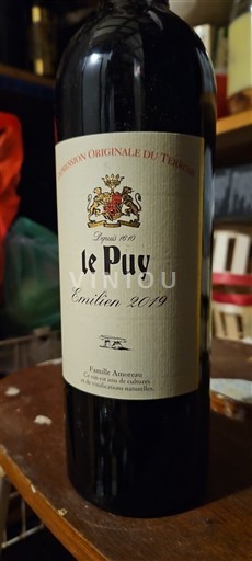Bordeaux Francs Côtes de Bordeaux Château Le Puy Émilien 2019
