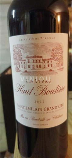 Bordéus Saint-Émilion Grand Cru Château Haut Boutisse 2022
