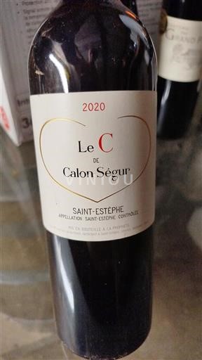 Bordeaux Saint-Estèphe Calon Ségur Le C de Calon Ségur 2020