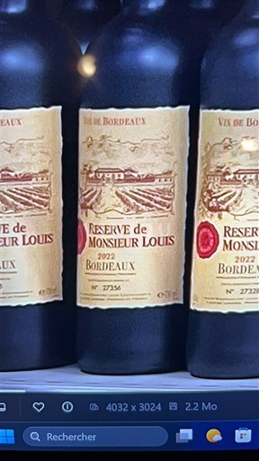 Bordeaux Réserve de Monsieur Louis 2022