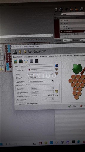 Bourgogne Chassagne-montrachet Les Battaudes 2007