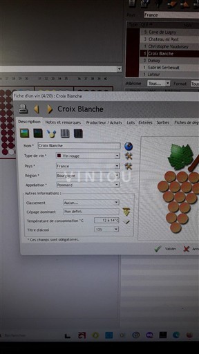 Borgoña Pommard Croix Blanche 2004