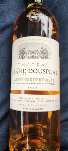 Bordeaux Sainte-Croix-Du-Mont Château Grand Dousprat 2024