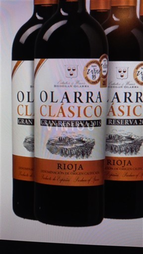 La Rioja Rioja Bodegas Olarra Clásico Gran Reserva 24 maanden gerijpt 2015