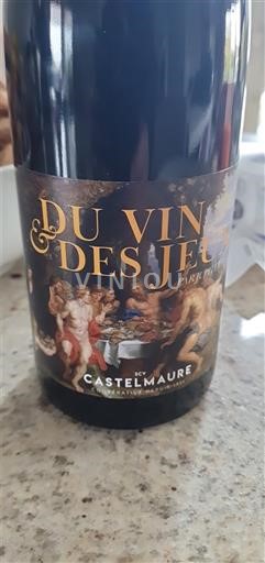 Vin Rouge sec Du Vin et des Jeux Les Vignerons de Castelmaure 2023 France Languedoc Corbières AOC
