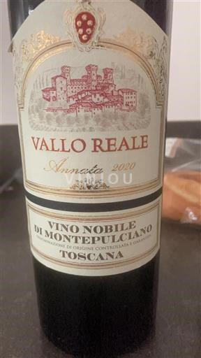 Toscana Vino Nobile di Montepulciano Vallo Reale 2020