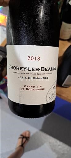 Bourgogne Chorey-lès-beaune Aegerter Les Gourmandes 2018
