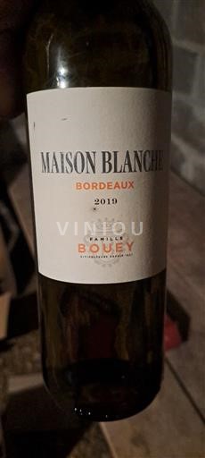 Bordeaux Famille Bouey Maison blanche 2019