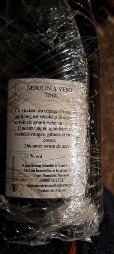 Beaujolais Moulin-à-vent Domaine Troizelle 2018