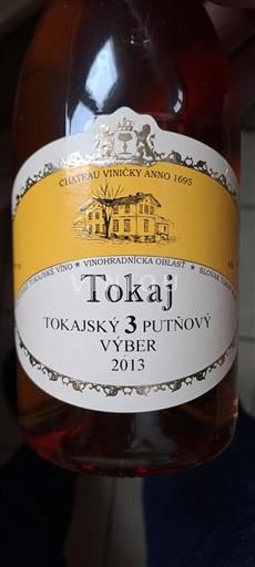 Tokaj Château Vinický Tokajský 3 putňový výber 2013