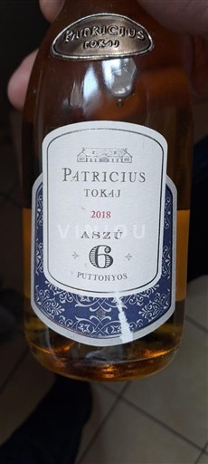 Tokaj Niet gespecificeerd Patricius Aszú 6 Puttonyos 2018