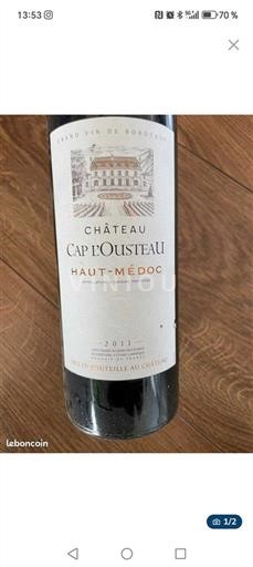 Bordéus Haut-Médoc Château Cap l’Ousteau 2011