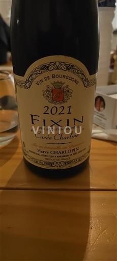 Bourgogne Fixin Hervé Charlopin Charline 2021