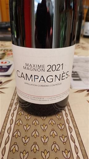 Languedoc Corbières Maxime Magnon Campagnès 2021