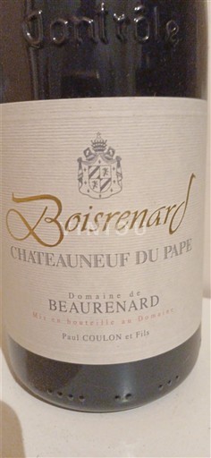 Rhônedalen Châteauneuf-du-Pape Domaine Beaurenard Boisrenard 2013