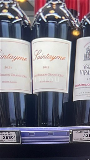 Bordeaux Saint-Émilion Grand Cru Saintayme 2021