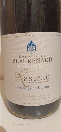 Thung lũng Rhône Rasteau Domaine Beaurenard les argiles bleues 2013
