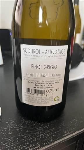 Vêneto Valdadige Kellerei Kaltern 2023