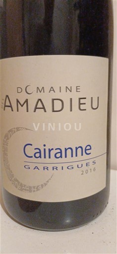 Rona dolina Cairanne Domaine Amadieu Garrigues 2016