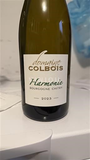 Vinos Blanc sec Harmonie Domaine Colbois 2023 Francia Borgoña Bourgogne Chitry AOC