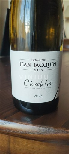 Bourgogne Chablis Domaine Jean Jacquin & Fils 2023