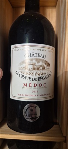 Bordeaux Médoc Château La Grave de Bégadan 2016
