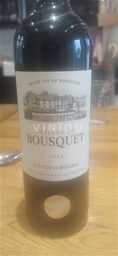 Bordeaux Côtes de Bourg Château Bousquet 2022
