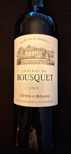 Bordeaux Côtes-de-Bourg Château Bousquet 2022